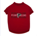 ATLANTA FALCONS STRIPE TEXT DOG TEE SHIRT