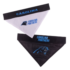CAROLINA PANTHERS REVERSIBLE DOG BANDANA