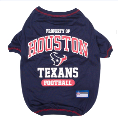 HOUSTON TEXANS DOG TEE SHIRT