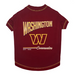 WASHINGTON COMMANDERS BOLD CITY TEXT DOG TEE SHIRT