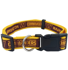 WASHINTON COMMANDERS SATIN DOG COLLAR