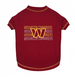 WASHINGTON COMMANDERS STRIPE TEXT DOG TEE SHIRT