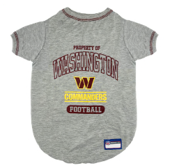 WASHINGTON COMMANDERS DOG TEE SHIRT