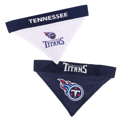 TENNESSEE TITANS REVERSIBLE DOG BANDANA