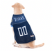 TENNESSEE TITANS PET STRIPED DOG JERSEY