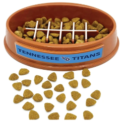 TENNESSEE TITANS SLOW FEEDER DOG BOWL