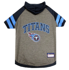 TENNESSEE TITANS HOODIE DOG TEE SHIRT