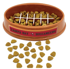 TAMPA BAY BUCCANEERS SLOW FEEDER DOG BOWL
