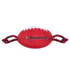 TAMPA BAY BUCCANEERS NYLON FOOTBALL DOG TOY