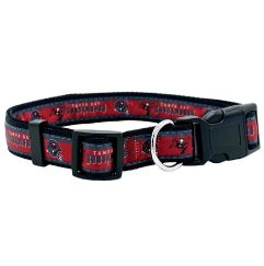 TAMPA BAY BUCCANEERS SATIN DOG COLLAR