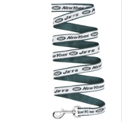 NEW YORK JETS SATIN DOG LEASH