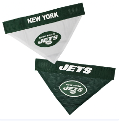 NEW YORK JETS REVERSIBLE DOG BANDANA