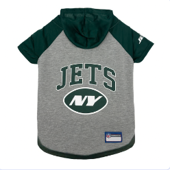 NEW YORK JETS HOODIE DOG TEE SHIRT