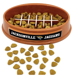 JACKSONVILLE JAGUARS SLOW FEEDER DOG BOWL