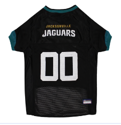 JACKSONVILLE JAGUARS PET STRIPED DOG JERSEY