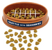 SEATTLE SEAHAWKS SLOW FEEDER DOG BOWL