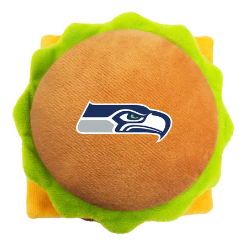 SEATTLE SEAHAWKS BURGER DOG TOY