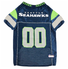 SEATTLE SEAHAWKS PET STRIPED DOG JERSEY