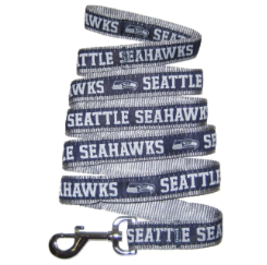 SEATTLE SEAHAWKS SATIN DOG LEASH