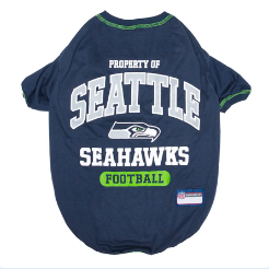 SEATTLE SEAHAWKS DOG TEE SHIRT