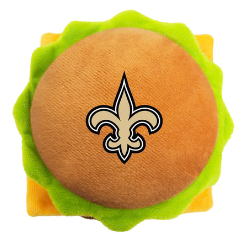 NEW ORLEANS SAINTS BURGER DOG TOY
