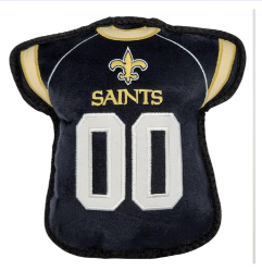NEW ORLEANS SAINTS JERSEY TOUGH DOG TOY