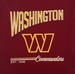 WASHINGTON COMMANDERS BOLD CITY TEXT DOG TEE SHIRT
