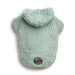 SEAFOAM SHERPA DOG HOODIE