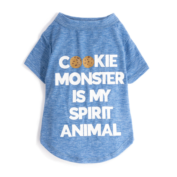 COOKIE MONSTER IS MY SPIRIT ANIMAL T-SHIRT