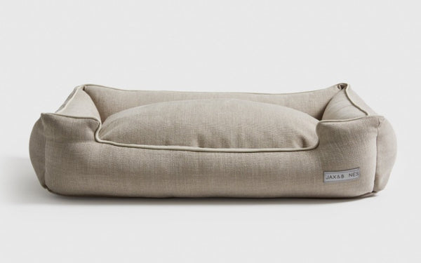 WARBY TAUPE LOUNGE DOG BED