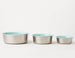 TEAL ANTI SLIP SLOW FEEDER DOG BOWL