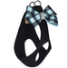 TIFFI GINGHAM NOUVEAU BOW STEP-IN DOG HARNESS