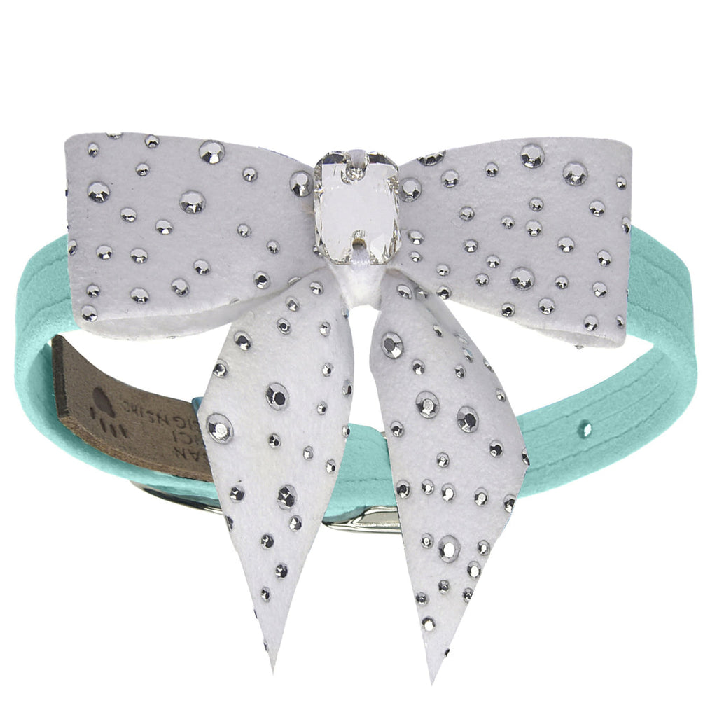 TIFFI'S GIFT DOG COLLAR W/ EMERALD CRYSTAL