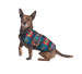 TURQUOISE SOUTHWEST BLANKET DOG COAT