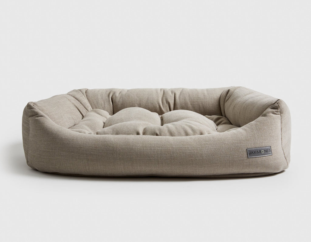 WARBY LINEN NAPPER DOG BED