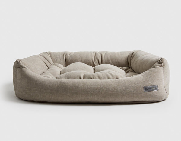 WARBY LINEN NAPPER DOG BED