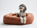 WARBY TERRACOTTA DONUT DOG BED
