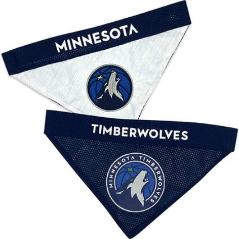 MINNESOTA TIMBERWOLVES REVERSIBLE DOG BANDANA