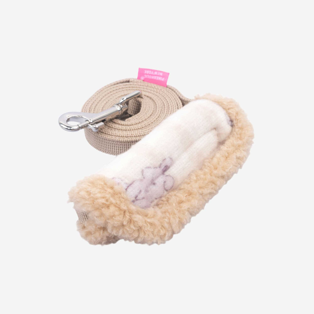 PINKAHOLIC BROWEN DOG LEASH