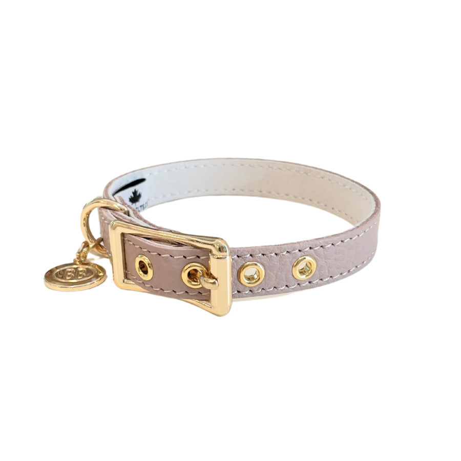 BB COLLAR LEATHER -  LATTE -  LIMITED