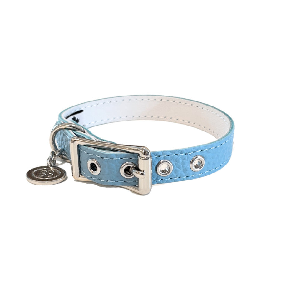 BB COLLAR LEATHER -  BLUE - PERMANENT