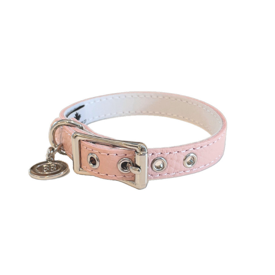 BB COLLAR LEATHER -  PINK - PERMANENT