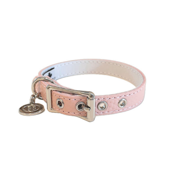 BB COLLAR LEATHER -  PINK - PERMANENT