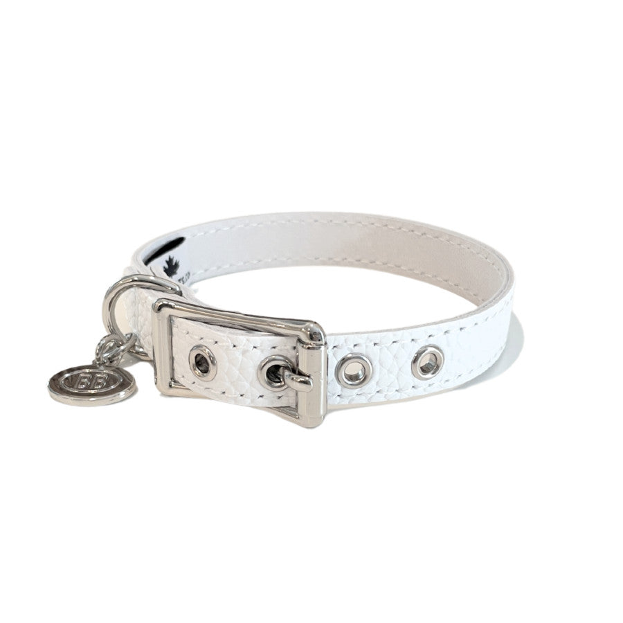 BB COLLAR LEATHER -  WHITECAP - PERMANENT