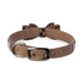 CHOCOLATE GLEN HOUNDSTOOTH BIG BOW DOG COLLAR