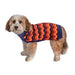 NAVY CHEVERON DOG SWEATER