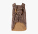 TAUPE MATTE SLATED WAXED DOG RAINCOAT