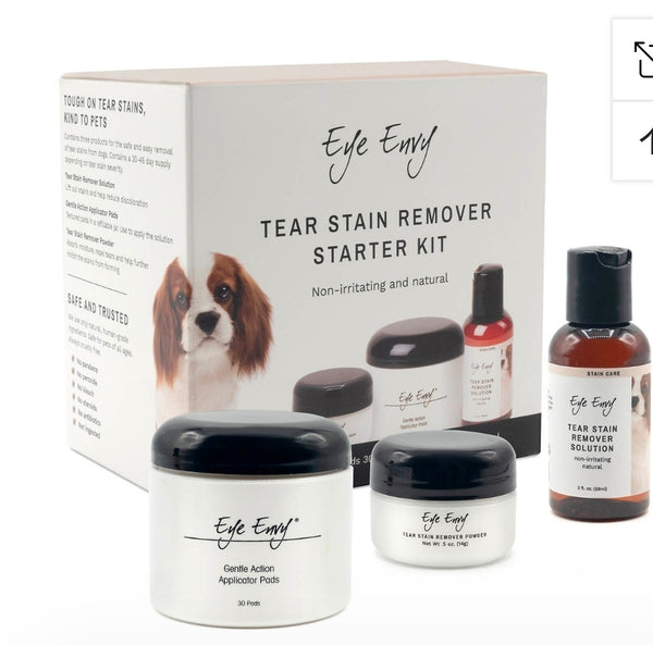 EYE ENVY STAIN REMOVER STARTER KIT FOR DOGS