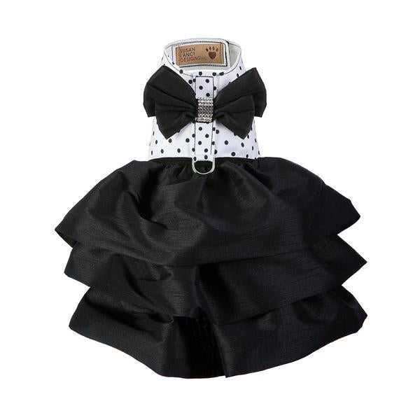 POLKA DOT MADISON COUTURE DOG DRESS HARNESS