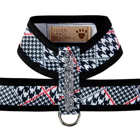 GLEN HOUNDSTOOTH CRYSTAL ROCKS TINKIE HARNESS W/TRIM